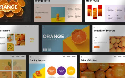 Orange PowerPoint-presentation