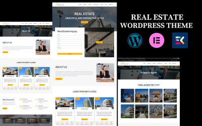 Тема WordPress для услуг по недвижимости и агентов