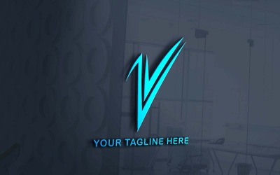 创意V时尚公司标志设计