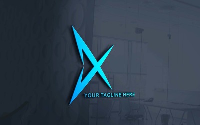 Creatief X Trendy bedrijfslogo-ontwerp 2