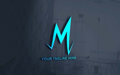 Diseño de logotipo de empresa Creative M Trendy 6