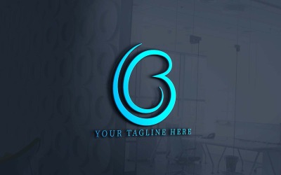 Kreatives B trendiges Firmenlogo-Design
