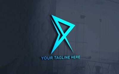 Kreatives R trendiges Firmenlogo-Design