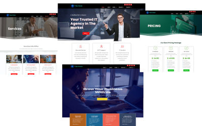 Techbiz - An IT Solution and Software Development Elementor Template Kit