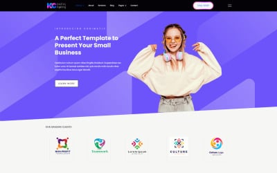 Modèle Joomla4-5 pour petites entreprises et blog JL Kobimobic