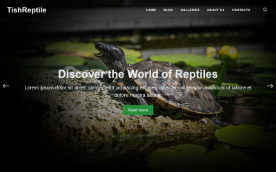 TishReptile - Tema de WordPress para reptiles