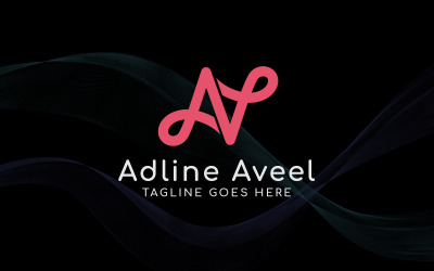 Design-Vorlage für AA-Buchstaben-Logo