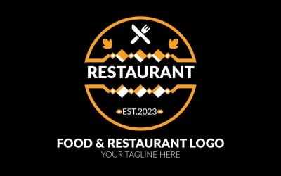Food &amp;amp; Restaurant logo design Template