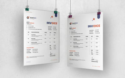 Morden Invoice Template Layout
