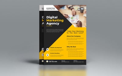 Neue moderne Corporate-Flyer-Vorlage