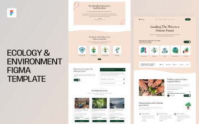 Plantilla Figma de Ecología y Medio Ambiente
