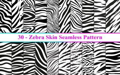 Vzor bezešvé zebra kůže, vzor zebra kůže, vzor bezešvé zvířecí kůže