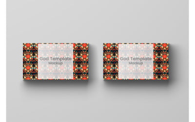 Макет візитної картки 4 Pack