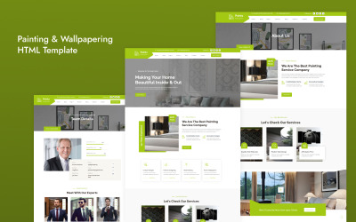 Paints-Painting &amp;amp; Wallpapering HTML Template