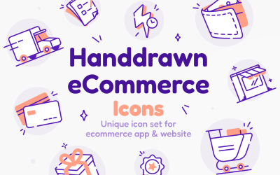 Shoply - Ensemble d&amp;#39;illustrations d&amp;#39;icônes de commerce électronique