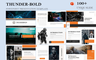 Thunder-Bold PowerPoint Sunum Şablonu