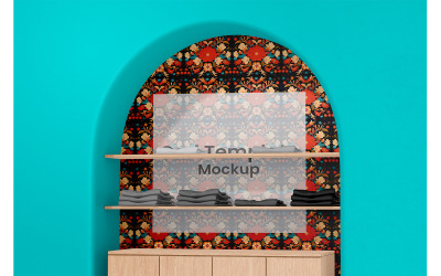 Men Clothing Shop Wall Mockup