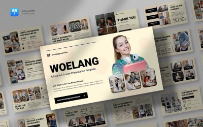 Woelang - Keynote-mall för kurs och utbildning
