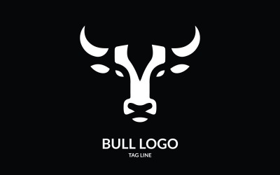 Bull Head Symbol Logo Template