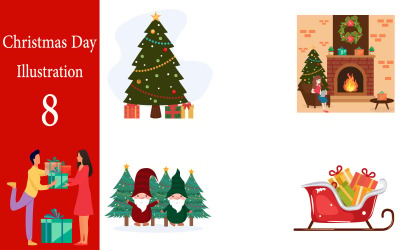 Christmas Day Illustration
