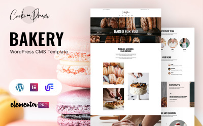 Cooki Drem - Bakery and Receipts WordPress Theme