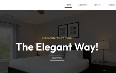 Decoratore - Modello HTML di interior design e architettura
