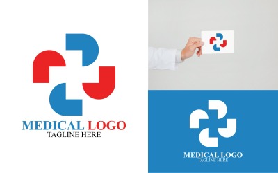 Design unico del modello di logo medico