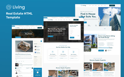 Living – Immobilien-HTML-Vorlage