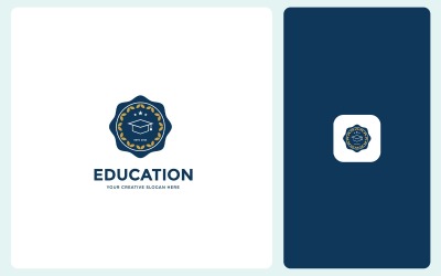 Logo-Design-Vorlage für professionelle Bildung