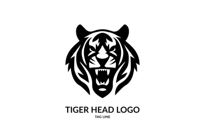 Tigerkopf-Symbol-Logo-Vorlage