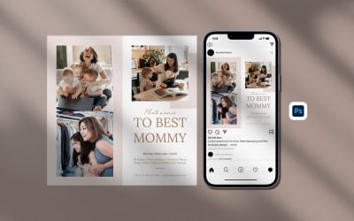 Beste Mama – Instagram-Vorlage für eine Mini-Session zum Muttertag