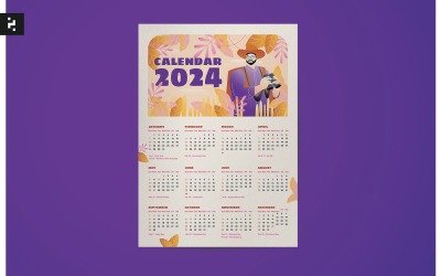 Calendario 2024 Tema Bosque