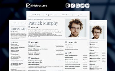 健康信息技术员简历模板|完成简历