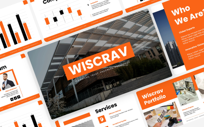 Wiscrav– Ontwerpsjabloon voor bedrijfspresentaties