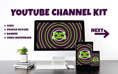 YouTube Channel Branding Kit Template 2