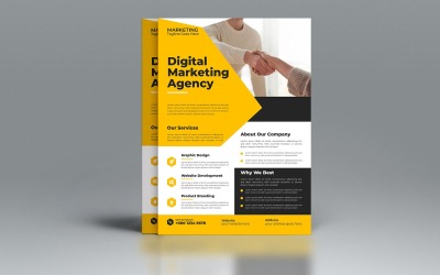 Business Agency Flyer Mall Design