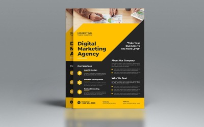 Digital Corporate Business Flyer Design Mall