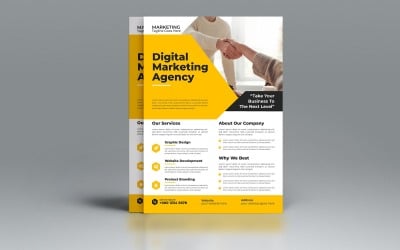 Digital Corporate Business Flyer Vector mall