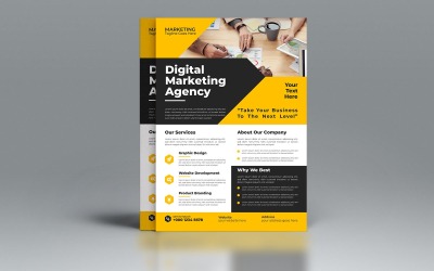 Flyer-Design für Unternehmensagenturen