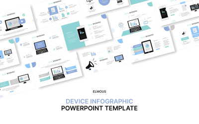 Apparaat Infographic Powerpoint-sjabloon