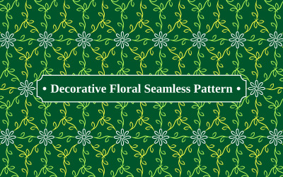 Flatterno - Patrón floral decorativo sin costuras