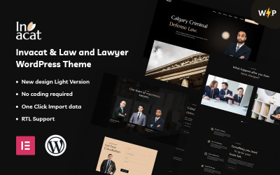 Invacat – Jog és Ügyvéd WordPress téma