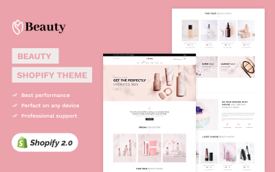 美容-化妆品&amp;amp;美容店高级Shopify 2.0多用途响应式主题