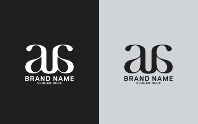 Création de logo créatif à deux lettres AA - Identité de marque