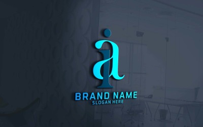 Design criativo de logotipo AI de duas letras
