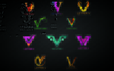 Letter V Logo Template For All Companies And Brand