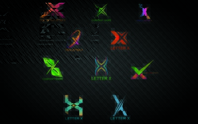 Modèle de logo lettre X pour toutes les entreprises et marques