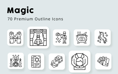 Ikony konspektu Magic 70 Premium