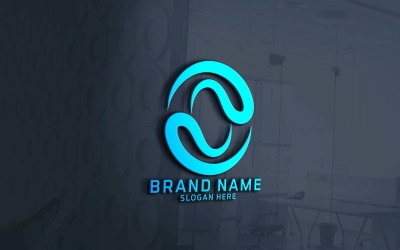 Marca de design de logotipo de marca de empresa criativa