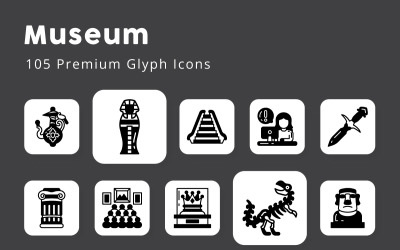 Museum 105 Premium-Glyphensymbole